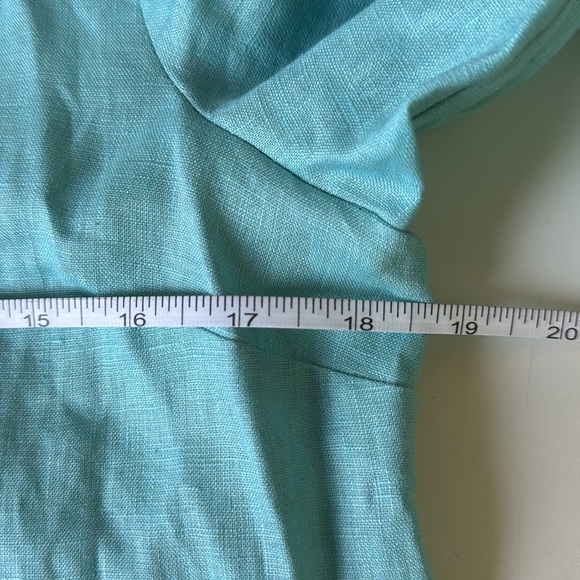 NWT Hobbs London Linen Button Down Shirt Size 2 - Picture 6 of 7